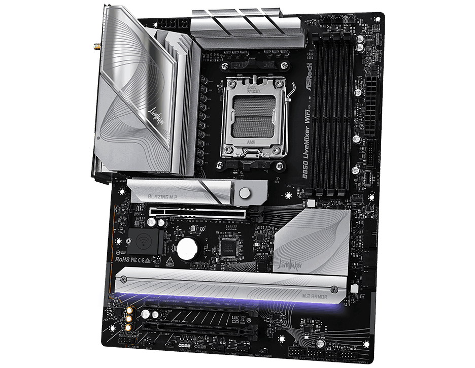 ASRock B850 LiveMixer WiFi Motherboard